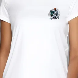 DressBerry Women White Polyester Printed Tshirts-picture-26