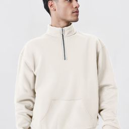 Maniac MenHigh Neck Cotton Sweatshirt-picture-19