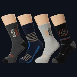 naosucura Men Graphic Print Mid-Calf/Crew image 1