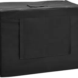jainsons pet products Polyester Pet Kennel Cover Universal Fit for Dog Crate (30 Inch Dog Cage Cover) Black Pet Crate-picture-11