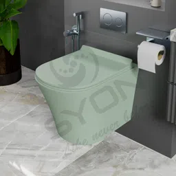 syon ARIN OLIVE GREEN Western Commode image 3