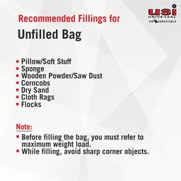 usi Boxing Bag , Punching Bag , 626C Classic 90cm Canvas Filled Boxing Bag Hanging Bag image 5