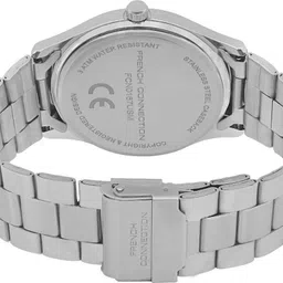 french connection Blue Sunray Dial | Silver Analog Watch For Men's Analog Watch - For Men FCN0167USM image 5