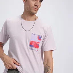 glitchez Miniature Graphics Printed Regular Fit T-shirt-image-2