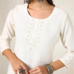 Soch White Embroidered Tunic image 5
