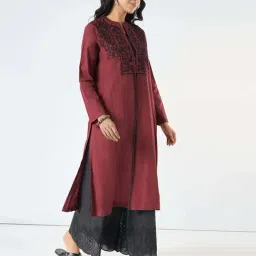 Rangmanch By Pantaloons Black Regular Fit Kurta With Jacket image 3