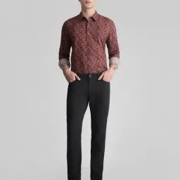 Jack & Jones Black Slim Fit Lightly Washed Jeans-picture-38