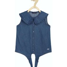 allen solly junior Allen Solly Kids Navy Cotton Top-picture-45