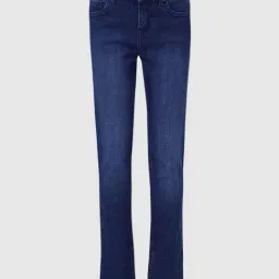 Girls ONLY Dark Blue Solid Jeans-image-19