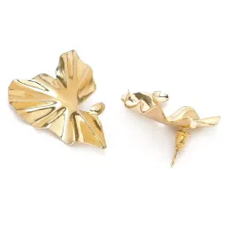 Karatcart Gold Plated Heart Shape Studs image 5