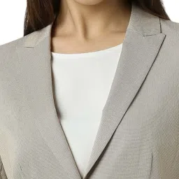 Van Heusen Grey Plain Blazers image 5