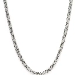 Karatcart Silver Tone Link Chain Necklace image 5