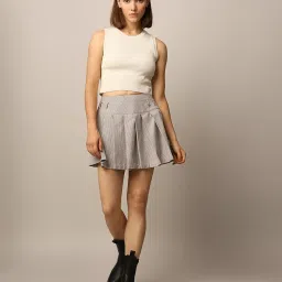 Only Off White Slim Fit Tank Top image 5