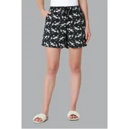van heusen woman lingerie and athleisure Van Heusen Women Allover Print & Functional Pocket Lounge Shorts - Anemone Flora-picture-21