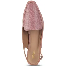 Mochi Women's Peach Back Strap Sandals image 4