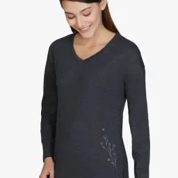 Amante Charcoal Textured Tee image 3