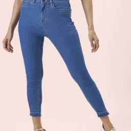 People by Pantaloons Blue Mid Rise Jeans-image-48