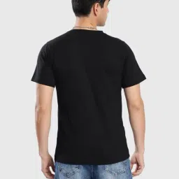 Bene Kleed Men Black Cotton Lycra T-Shirt image 2