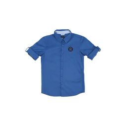 Allen Solly Junior Blue Solid Full Sleeves Shirt-picture-0