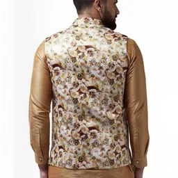 B BEN Sleeveless Self Design Men Jacket () image 4