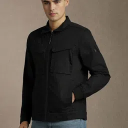 Louis Philippe Jeans Men Solid Jacket image 2