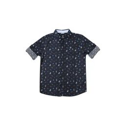 Allen Solly Junior Navy Printed Full Sleeves Shirt-picture-45