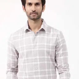 Rare Rabbit Pink Regular Fit Checks Shirt-picture-48