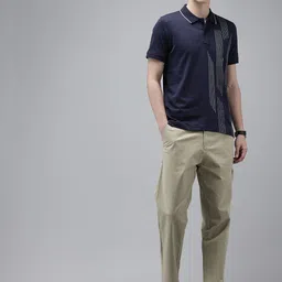 Arrow Abstract Printed Polo Collar Pure Cotton T-shirt image 3