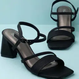 Inc.5 Women's Black Ankle Strap Sandals-picture-25