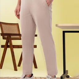 Integration Men Smart Slim Fit Wrinkle Free Trousers image 2