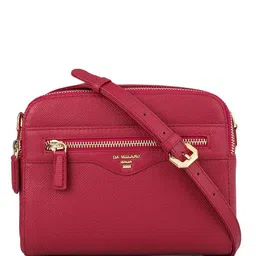 Da Milano Women Textured Crossbody Embellished Leather Sling Bag-picture-12