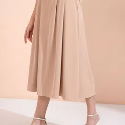 Tokyo Talkies Women A-Line Slip-On Midi Skirt image 5