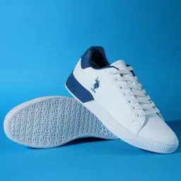 U.S. Polo Assn. Men's CATOR 2.0 Snow White Casual Sneakers-image-10