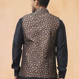 Jompers Satin Embroidered Nehru Jackets image 3