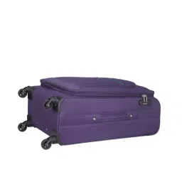 Aristocrat Nile Purple 4 Wheel Medium Soft Cabin Trolley - 42 cm image 5