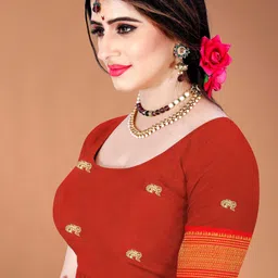 here&now Moda Rapido Woven Design Zari Art Silk Paithani Saree image 3