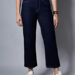 High Star Indigo Relaxed Fit High Rise Jeans-picture-18