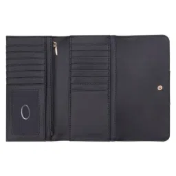 Guess Black Typography Tri-Fold Wallet image 4