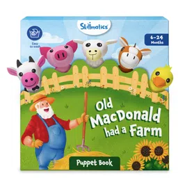Puppet Book - Old MacDonald Had a Farm, Interactive Finger Puppets for Infants & Toddlers, Early Learning Toy, Nursery Rhyme Activity, Gifts for Babies Ages 6 to 24 Months-image-13