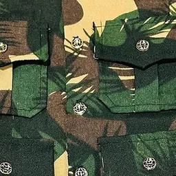 itsmycostume Kids Army Costume Set Shirt With Trouser image 3