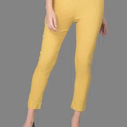 Comfort Lady Women Solid Mid-Rise Casual Regular Trouser-image-63