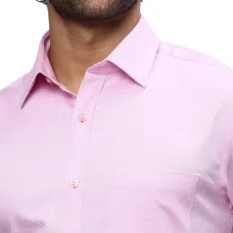 Raymond Pink Slim Fit Printed Shirts image 5