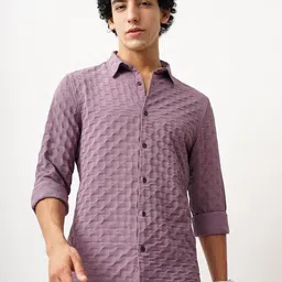 British Club Men Comfort Spread Collar Checked Slim Fit Casual Shirt-picture-11