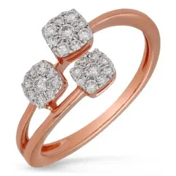 Malabar Gold and Diamonds 18k IGI Certified Diamond Rose Gold Ring for Women-picture-20