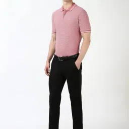 Peter England pink Stripes T-shirts image 5