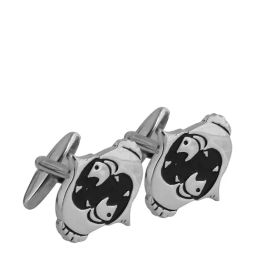 Alvaro Castagnino Silver Solid Cufflinks-picture-24