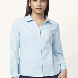 Annabelle by Pantaloons Blue Printed Shirt-picture-33