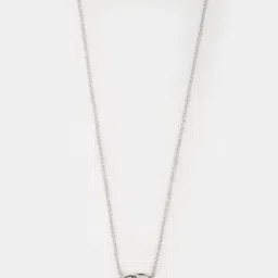 Shaya 92.5 Sterling Silver Stay with Me Circle Necklace for Women-image-68