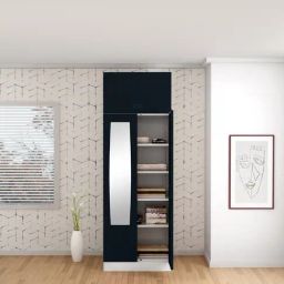 Godrej Interio Slimline 2-Door Steel Almirah, Pac Blue (1-Year Warranty,OHU)-picture-42