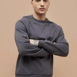 Bossini Grey Relaxed Fit Sweatshirt-picture-35